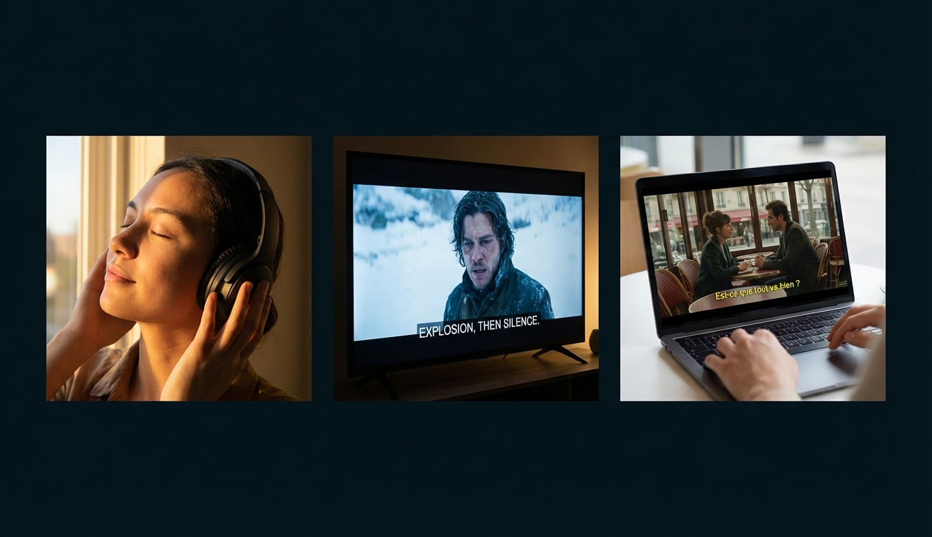 Audio Description vs. Closed Captions vs. Subtitles: Understanding Video Accessibility